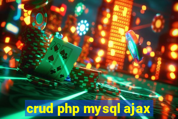 crud php mysql ajax